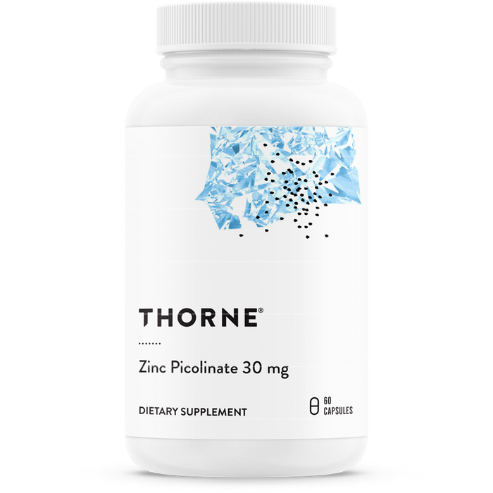 Zinc Picolinate (30 mg)-Vitamins & Supplements-Thorne-60 Capsules-Pine Street Clinic