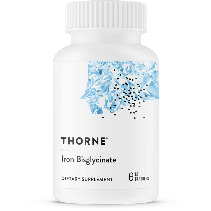 Iron Bisglycinate (60 Capsules)-Vitamins & Supplements-Thorne-Pine Street Clinic