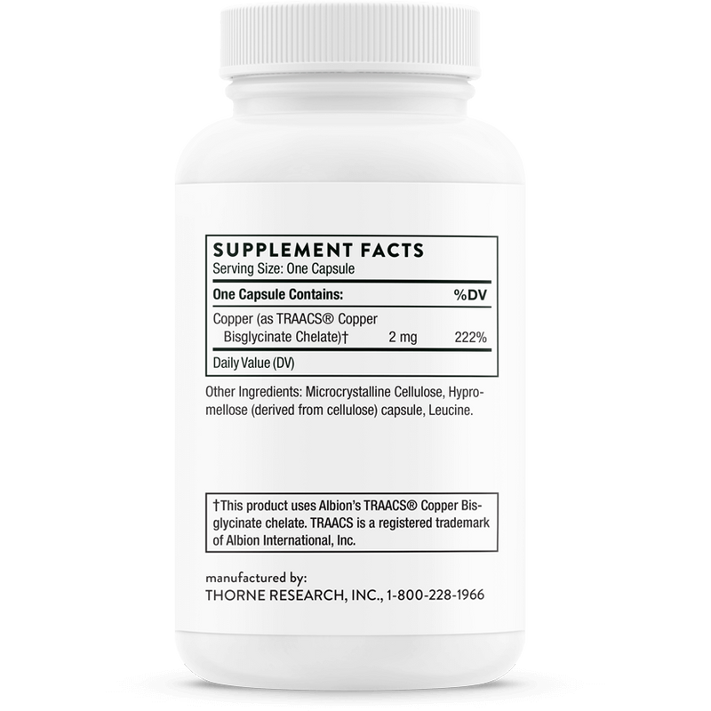 Copper Bisglycinate (60 Capsules)