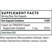 Copper Bisglycinate (60 Capsules)
