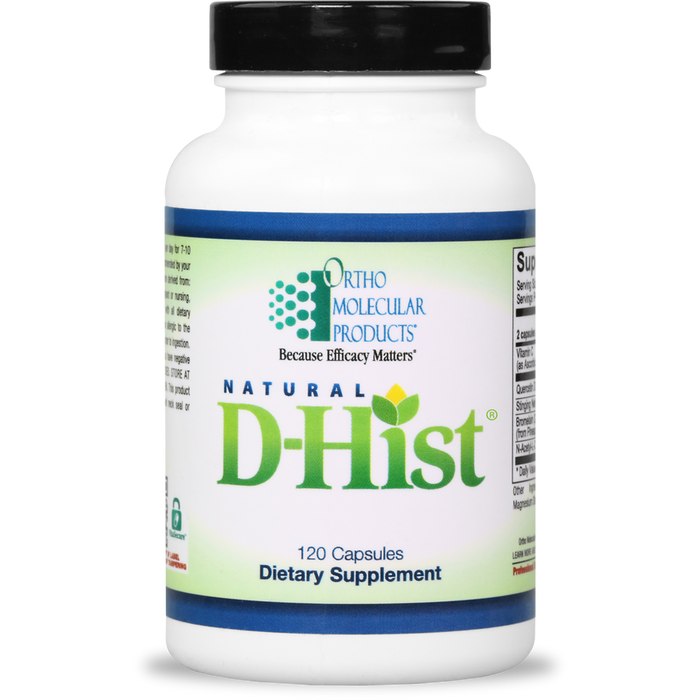 Natural D-Hist-Vitamins & Supplements-Ortho Molecular Products-120 Capsules-Pine Street Clinic