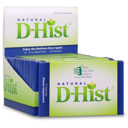 Natural D-Hist Blister Packs (10 Capsules x 12 Packs)-Vitamins & Supplements-Ortho Molecular Products-Pine Street Clinic