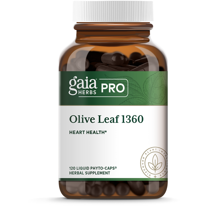 Olive Leaf 1360                      (120 Capsules)-Vitamins & Supplements-Gaia PRO-Pine Street Clinic