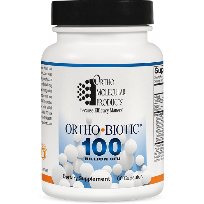 Ortho Biotic 100-Vitamins & Supplements-Ortho Molecular Products-30 Capsules-Pine Street Clinic