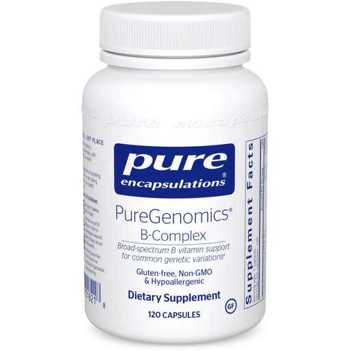 PureGenomics B-Complex (120 Capsules)-Vitamins & Supplements-Pure Encapsulations-Pine Street Clinic