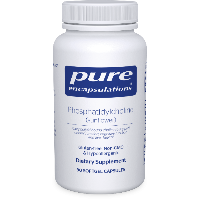 Phosphatidylcholine (Sunflower) (90 Softgels)-Vitamins & Supplements-Pure Encapsulations-Pine Street Clinic