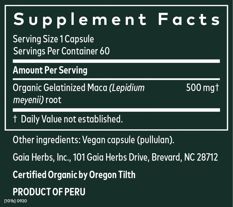 Maca Root (60 Capsules)