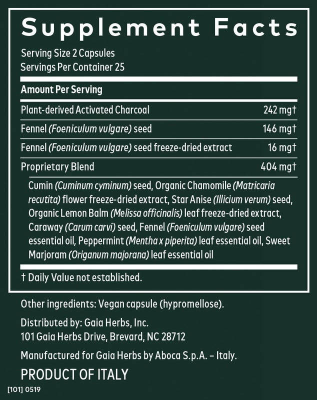 Gas & Bloating (50 Capsules)