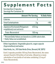 Resveratrol 150 (50 Capsules)