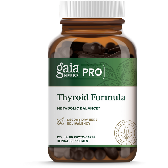 Thyroid Formula (formerly Thyroid Support)-Vitamins & Supplements-Gaia PRO-120 Capsules-Pine Street Clinic