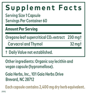 Oil Of Oregano (60 Capsules)