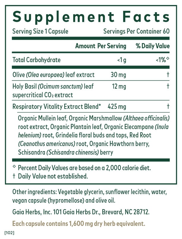 Daily Lung Formula (60 Capsules)
