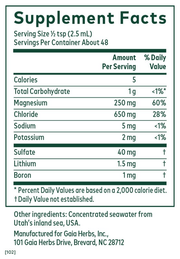 Liquid Magnesium with Trace Minerals (4 oz)