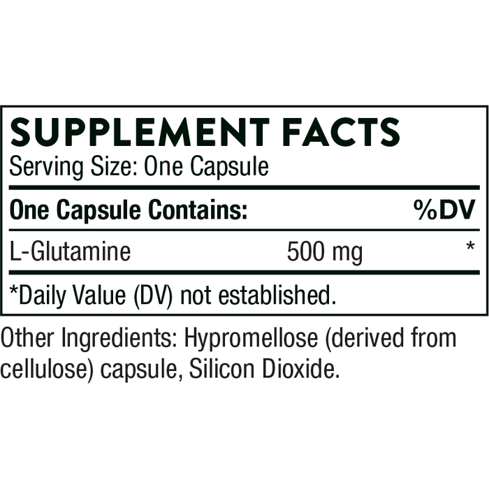 L-Glutamine (90 Capsules)-Vitamins & Supplements-Thorne-Pine Street Clinic