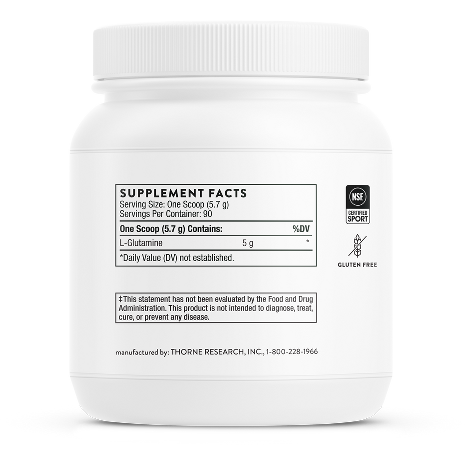 Thorne - L-Glutamine Powder - 510 Grams — Pine Street Clinic