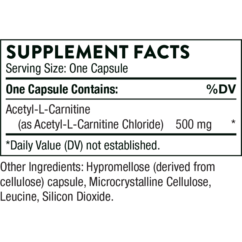 Acetyl-L-Carnitine (60 Capsules)