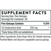 Undecylenic Acid (250 Gelcaps)