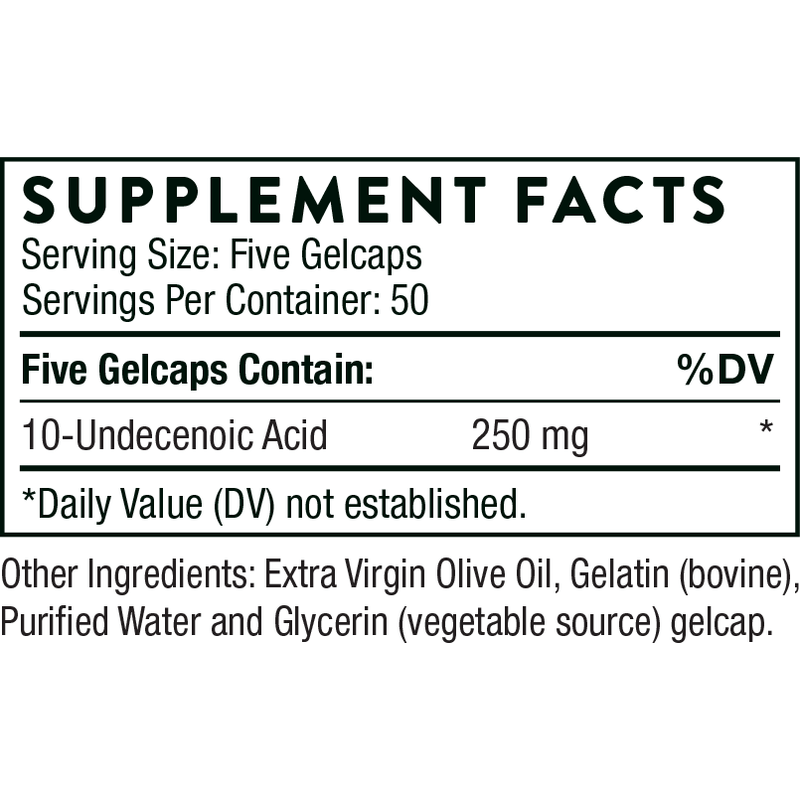 Undecylenic Acid (250 Gelcaps)