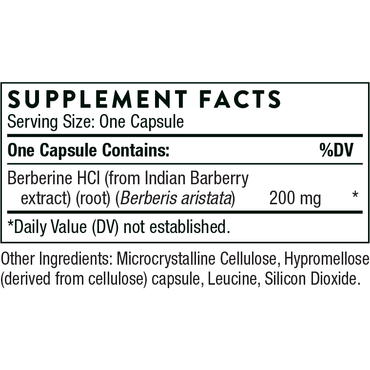 Berberine (200 mg) (60 Capsules)