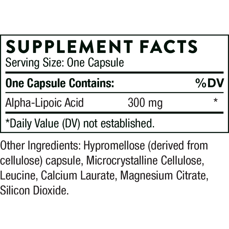 Alpha-Lipoic Acid (60 Capsules)