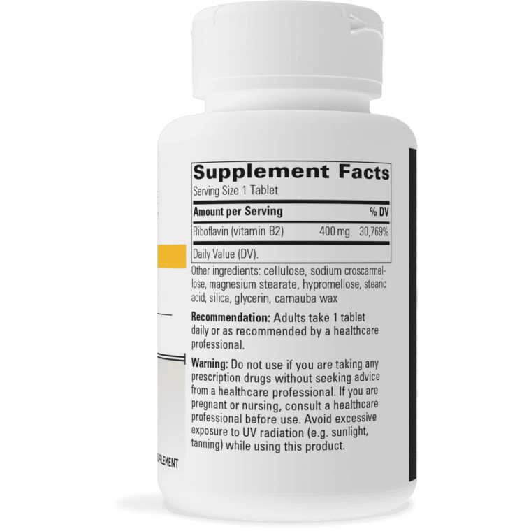 Riboflavin (30 Tablets)