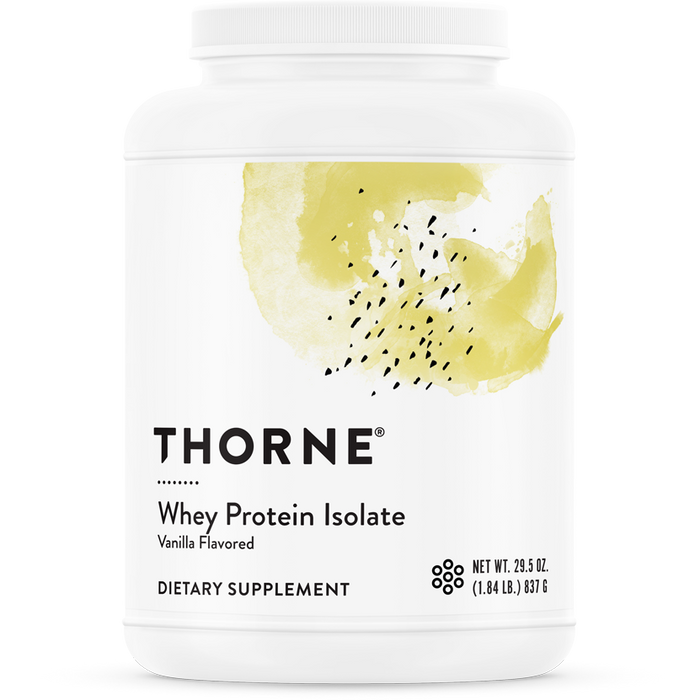 Whey Protein Isolate (30 Scoops)-Vitamins & Supplements-Thorne-Vanilla-Pine Street Clinic
