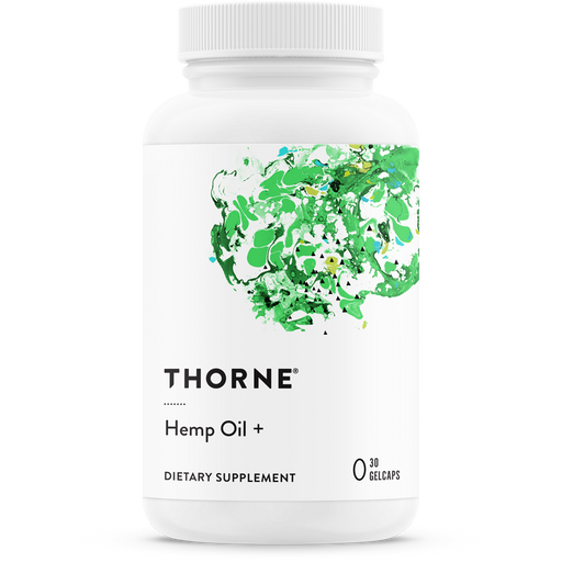 Hemp Oil + (30 Gelcaps)-Vitamins & Supplements-Thorne-Pine Street Clinic