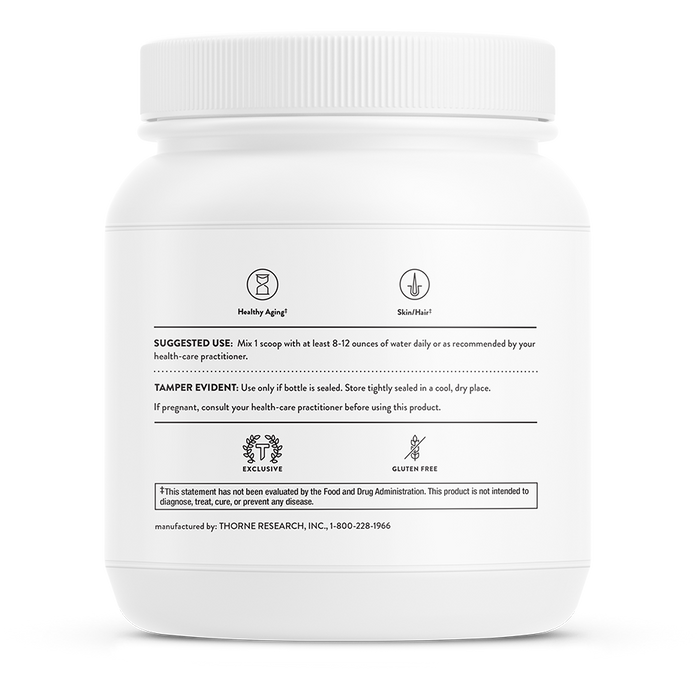 Collagen Plus (495 Grams Powder)-Vitamins & Supplements-Thorne-Pine Street Clinic