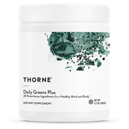 Daily Greens Plus (189 Grams Powder)-Thorne-Pine Street Clinic