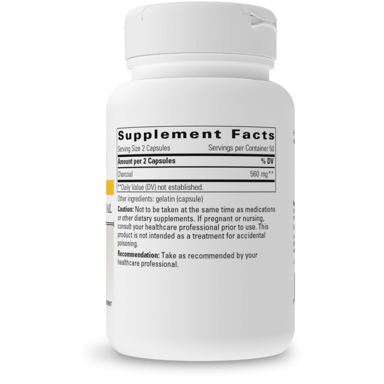 Activated Charcoal 560 mg (100 Capsules)