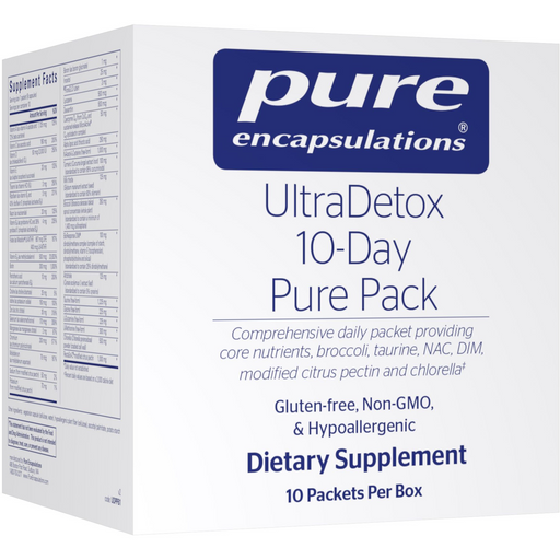 UltraDetox 10-Day Pure Pack (10 Packets)-Vitamins & Supplements-Pure Encapsulations-Pine Street Clinic