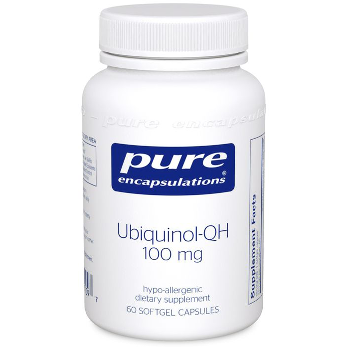 Ubiquinol-QH (100 mg) (60 Capsules)-Vitamins & Supplements-Pure Encapsulations-Pine Street Clinic