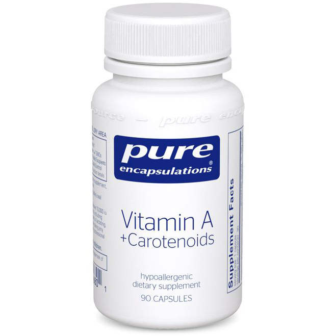 Vitamin A + Carotenoids (90 Capsules)-Vitamins & Supplements-Pure Encapsulations-Pine Street Clinic