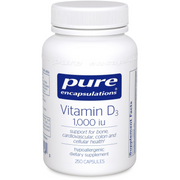 Vitamin D3 (25 mcg) (1,000 IU)