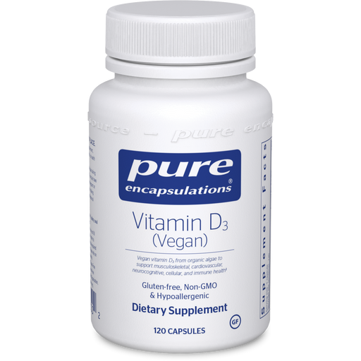 Vegan Vitamin D (2000 IU) (120 Capsules)-Vitamins & Supplements-Pure Encapsulations-Pine Street Clinic