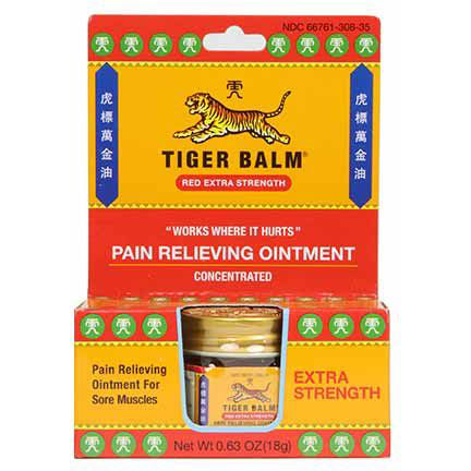 Tiger Balm Red (18 g Jar)-Vitamins & Supplements-Tiger Balm-Pine Street Clinic