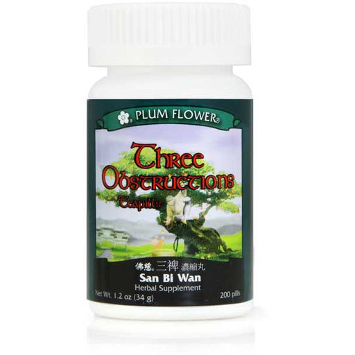 Three Obstructions Teapills (San Bi Wan) (200 Pills)-Chinese Formulas-Plum Flower-Pine Street Clinic