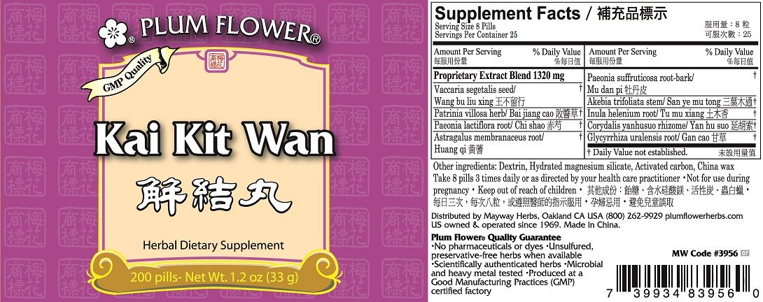 Kai Kit Wan (200 Teapills)-Chinese Formulas-Plum Flower-Pine Street Clinic
