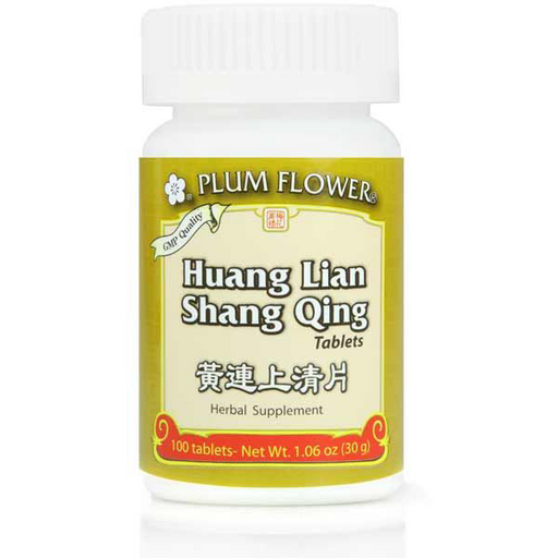 Huang Lian Shang Qing Pian (100 Tablets)-Chinese Formulas-Plum Flower-Pine Street Clinic