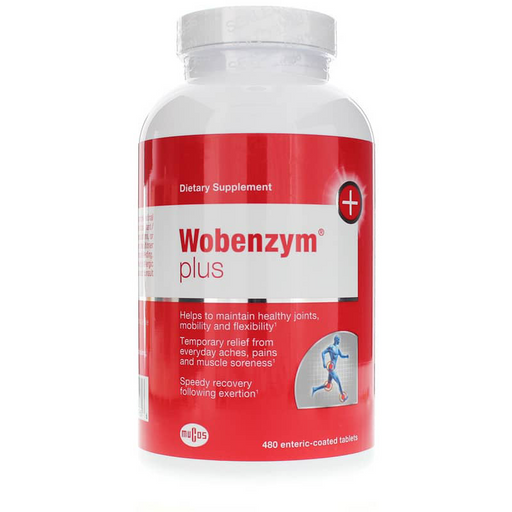 Wobenzym Plus-Vitamins & Supplements-Wobenzym-480 Tablets-Pine Street Clinic