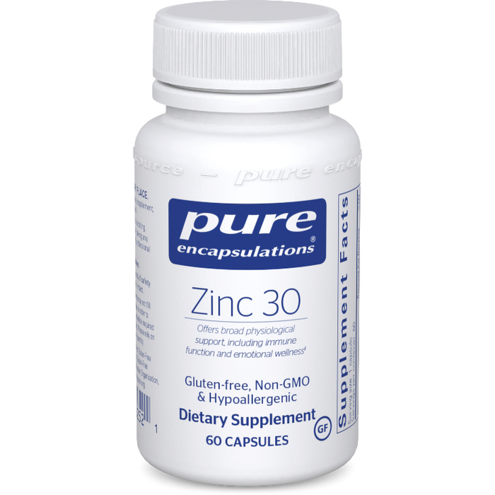 Zinc Picolinate (30 mg)-Vitamins & Supplements-Pure Encapsulations-60 Capsules-Pine Street Clinic